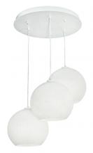  CLEP13WHRND3 - Cleo 3 Light Round Pendant