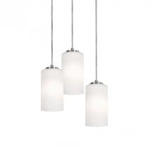  LEOP04MBSNRND3 - Leo 3 Light Round Pendant