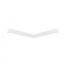  NLINSW-L334W - "L" Shaped L-Line LED Direct Linear w/ Selectable Wattage & CCT, White Finish