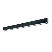  NLUD-8334B - 8' L-Line LED Indirect/Direct Linear, 12304lm / Selectable CCT, Black Finish