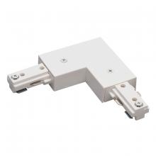  NT-313W - L Connector, 1 Circuit Track, White