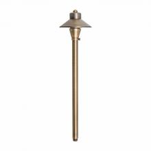 Westgate MFG C2 LA-112-BZ - AREA LIGHT, WITH INTEGRATED LED 3W AC/DC SOLID BRASS, 3FT LEAD, BRONZE