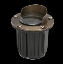 Westgate MFG C2 WL-701-FGBZ - ADJUSTABLE FG/BRASS SHROUD WELL LIGHT ANTIQUE, 5W LED MR16 400L 3000K