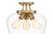  6-4035-3-322 - Octave 3-Light Ceiling Light in Warm Brass