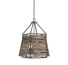  7-9341-4-162 - Hartberg 4-Light Outdoor Hanging Lantern in Aged Driftwood