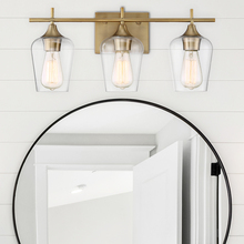  8-4030-3-322 - Octave 3-Light Bathroom Vanity Light in Warm Brass