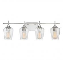  8-4030-4-11 - Octave 4-Light Bathroom Vanity Light in Polished Chrome