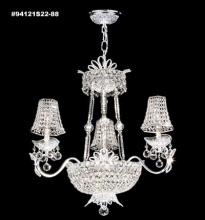  94121GA22 - Princess Chandelier with 3 Lights; Gold Accents Only
