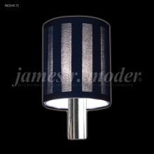  96004S-71 - Black Striped Fabric Non-tilt Shade