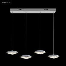  96644S22LED - LED Contemporary 4 Light Crystal Chand