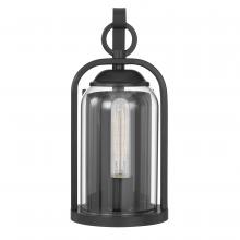  E10011-001 - Esse X 13 In 1- Light Matte Black Painted Outdoor Wall Sconce With Bell-shaped Design