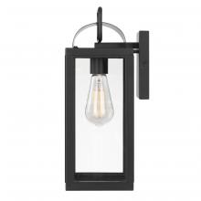  E10013-001 - Ashley 14 In 1-Light Matte Black Painted Outdoor Wall Sconce Lamp