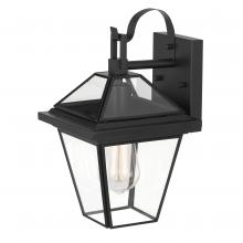  E10015-001 - Sullivan 13 In 1-Light Matte Black Painted Outdoor Wall Sconce Lamp