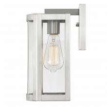  E10022-007 - Esplanade 11 In 1-Light Polished Stainless-Steel Outdoor Wall Sconce Lamp