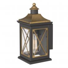  E10028-003 - Stonington 12 In 1-Light Two-Tone Outdoor Wall Sconce Lamp