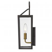  E10029-003 - Monterrey 14 In 1-Light Satin Brass Outdoor Wall Sconce Lamp