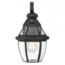  E10031-001 - Westport 13 In 1-Bulb Matte Black Outdoor Wall Sconce Lamp