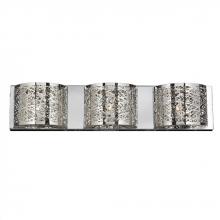  W23143C30 - Aramis 3-Light Chrome Finish and Clear Crystal Wall Sconce Light 30 in. W x 7 in. H Extra Large
