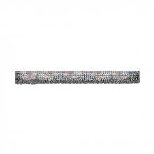  W23534C60 - Cascade 12-Light Chrome Finish Crystal Vanity Light 60 in. Wide ADA