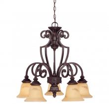  1P-50219-5-16 - Knight 5 Light Down Chandelier