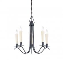  1P-5488-5-55 - Plymouth 5 Light Chandelier