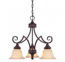  1P-5589-3-16 - Legend 3 Light Down Chandelier