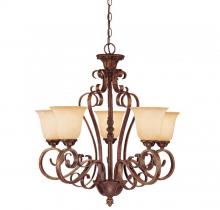  1P-886-5-56 - Rue De Ville 5 Light Chandelier