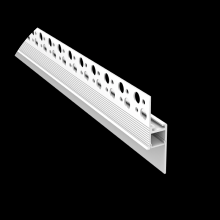  CH1-KIT-MDCE-WHT-2M - 2 Meter Inspire Mud-In Cutout Edge Channel Kit