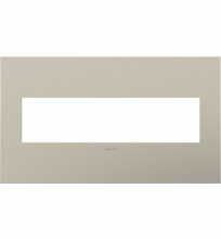  AWC4GSN4 - adorne? Satin Nickel Four-Gang Screwless Wall Plate