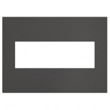  AWC3GBBN4 - adorne? Brushed Black Nickel Three-Gang Screwless Wall Plate