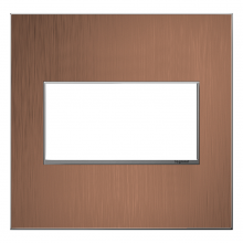  AWM2GCU4 - adorne? Copper Two-Gang Screwless Wall Plate