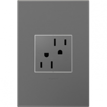  ARTR152M4WP - adorne? 15A Dual Tamper-Resistant Outlet with Magnesium Wall Plate