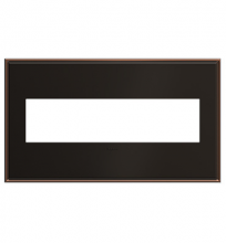  AWC4GOB4 - adorne? Oil-Rubbed Bronze Four-Gang Screwless Wall Plate