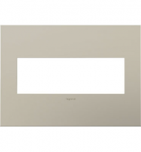  AWC3GSN4 - adorne? Satin Nickel Three-Gang Screwless Wall Plate