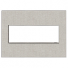  AWM3GTL4 - adorne? True Linen Three-Gang Screwless Wall Plate