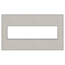  AWM4GTL4 - adorne? True Linen Four-Gang Screwless Wall Plate