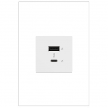  ARUSB2AC6W4 - adorne? Ultra-Fast USB Type-A/C Outlet Module, White