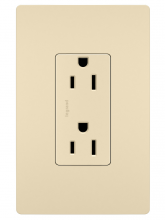  885SI - radiant? Self-Grounding Outlet, Ivory