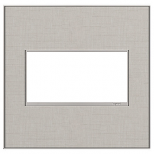  AWM2GTL4 - adorne? True Linen Two-Gang Screwless Wall Plate