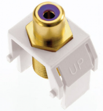  ACPRCAFW1 - adorne? Subwoofer RCA to F-Connector, White