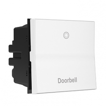  ASPD1532WEDRBL - adorne? 15A Paddle? Switch, Engraved - Doorbell, White