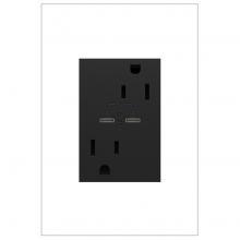  ARTRUSB15PD30G4 - adorne? 15A Tamper-Resistant Ultra-Fast Plus Power Delivery USB Type-C/C Outlet, Plus-Size, Graphite