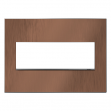  AWM3GCU4 - adorne? Copper Three-Gang Screwless Wall Plate