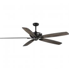  P250070-31M - Kennedale Collection 72-Inch Five-Blade DC Motor Transitional Ceiling Fan Rustic Charcoal/Matte Blac