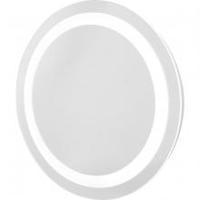  P300454-030-30 - Captarent Collection 24 in. Round Illuminated Integrated LED White Modern Mirror