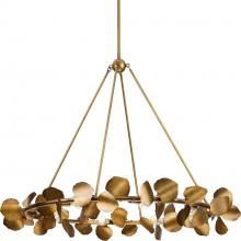  P400360-204 - Laurel Collection Eight-Light Gold Ombre Transitional Chandelier