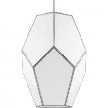  P500436-009 - Latham Collection One-Light Brushed Nickel Contemporary Pendant