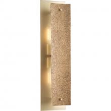  P710122-205 - Lusail Collection Two-Light Soft Gold Luxe Industrial Wall Bracket