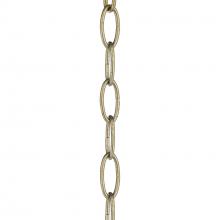  P8758-176 - Accessory Chain - 48-inch of 9 Gauge Chain in Gilded Silver