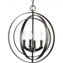  P3827-20 - Equinox Collection Four-Light Foyer Pendant